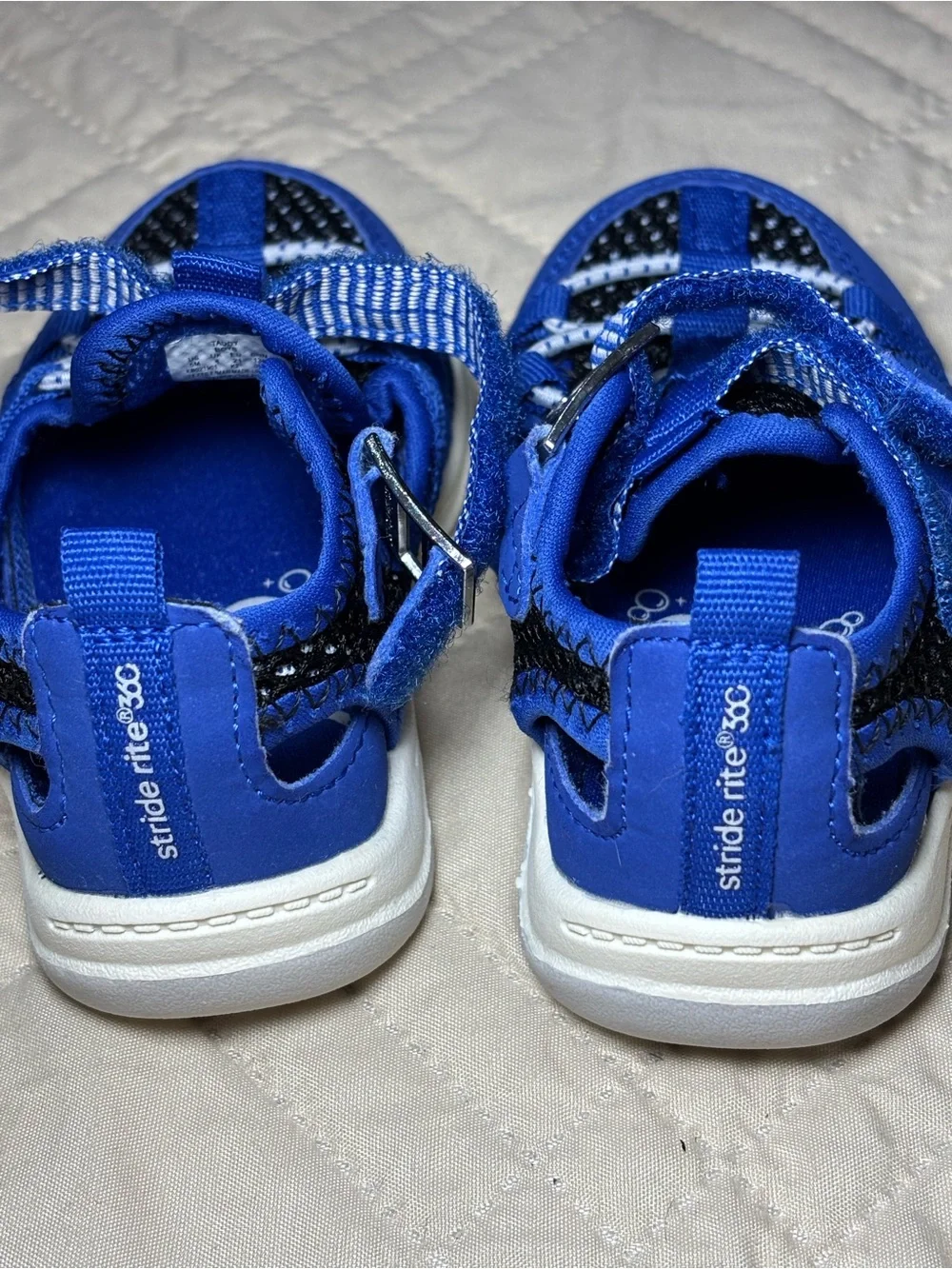 Stride Rite 360 5M Blue and Black Sneaker Sandals